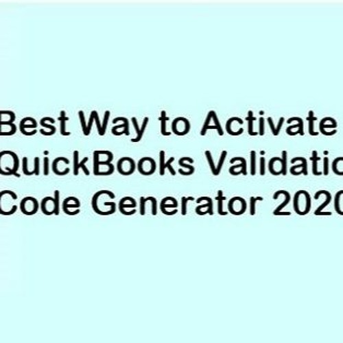 quickbooks activation code generator